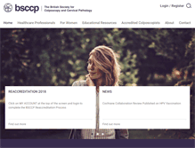 Tablet Screenshot of bsccp.org.uk